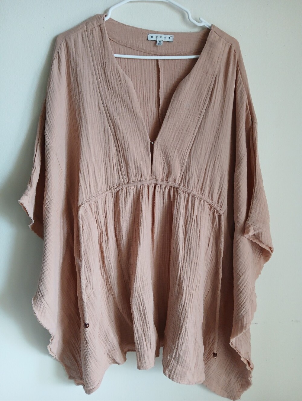 HYFVE Cotton Bohemian Hippy Oversized Beach Cover Up Small - Picture 12 of 12